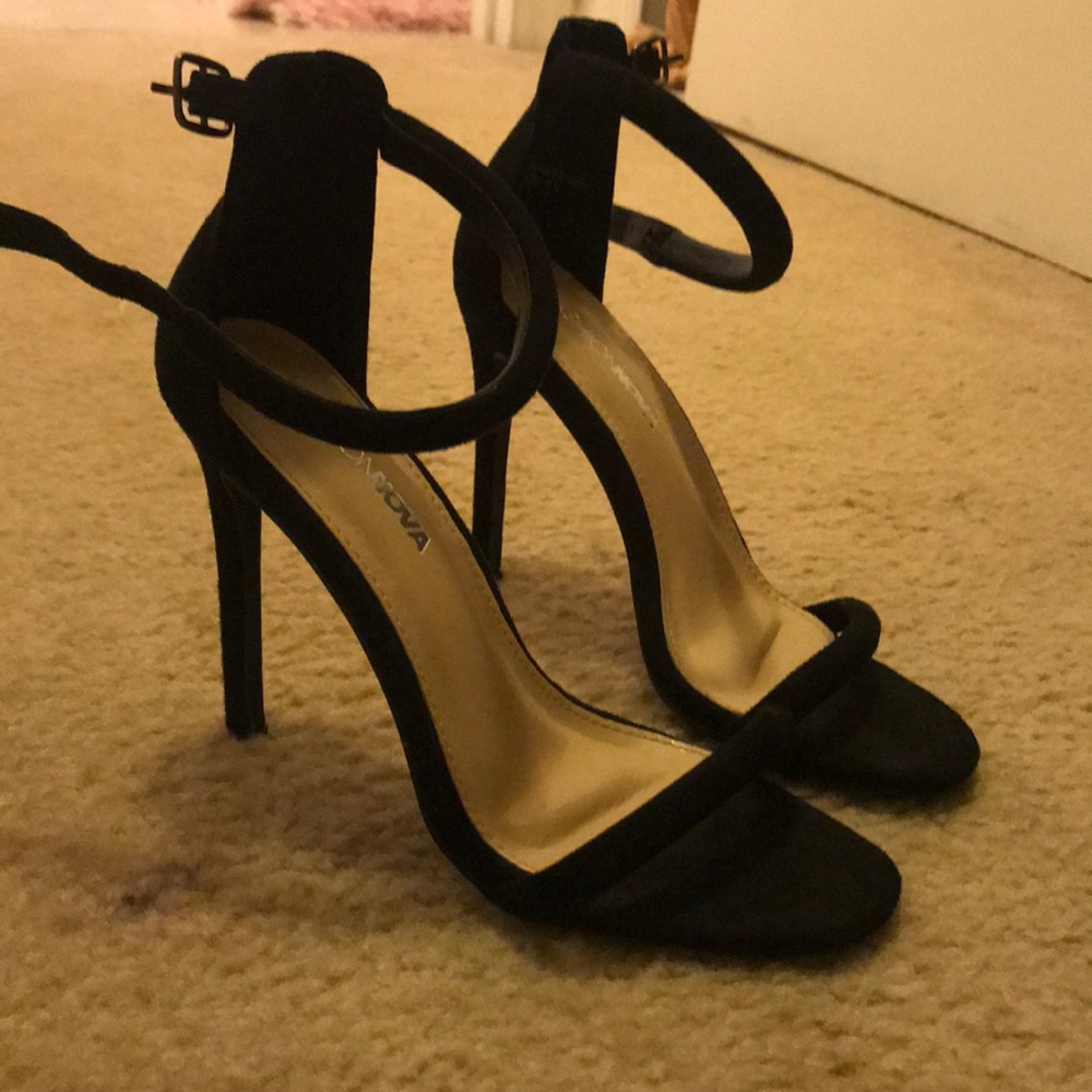Strappy heels